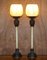 Große Vintage Tischlampen mit korinthischen Lampenschirmen, 2er Set 2