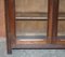 Vintage English Jacobean Revival Oak Glazed Door Library Bookcase, 1940s 9
