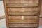 Vintage English Jacobean Revival Oak Glazed Door Library Bookcase, 1940s 15