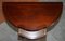 Vintage Flamed Mahogany Demi Line Console Table with Single Drawer 16