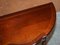 Vintage Flamed Mahogany Demi Line Console Table with Single Drawer 6