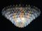 Lampadario Poliedri in vetro di Murano color zaffiro, Immagine 6
