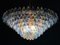 Sapphire Colored Murano Glass Poliedri Chandelier 6