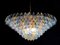 Sapphire Colored Murano Glass Poliedri Chandelier, Image 8