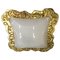 Huge Art Deco Square Gold Murano Glass Flush Mount 3