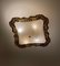 Lampada a incasso grande Art Déco in vetro di Murano dorato, Immagine 10