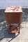 Vintage French Grey Red Marble Nightstand Bedside Table, Image 10