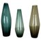 Turmalin Vases by Wilhelm Wagenfeld for WMF, Germany, 1960s, Set of 3 1