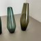 Vases Turmalin par Wilhelm Wagenfeld pour WMF, Allemagne, 1960s, Set de 3 7