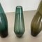 Turmalin Vases by Wilhelm Wagenfeld for WMF, Germany, 1960s, Set of 3 8