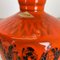 Orangefarbene Keramikvase von Kreutz Ceramics, Deutschland, 1970er 7