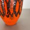 Orange Pottery Vase from Kreutz Ceramics, Germany, 1970s 6
