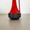 XL Black-Red Pottery Vase from Jopeko Ceramics, Germany, 1970s 5