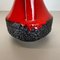 XL Black-Red Pottery Vase from Jopeko Ceramics, Germany, 1970s 13