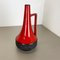 XL Black-Red Pottery Vase from Jopeko Ceramics, Germany, 1970s 2