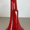 Vase XL en Poterie Rouge et Noire de Jopeko Ceramics, Allemagne, 1970s 14