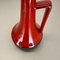 XL Schwarz-Rote Keramik Vase von Jopeko Ceramics, 1970er 12