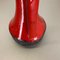 XL Black-Red Pottery Vase from Jopeko Ceramics, Germany, 1970s 15