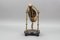 Antique French Brass Bottle Holder with Wood Stand, Image 7