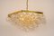 Extra Large Tulipan Glass Chandelier from Kaiser, Germany, 1960s, Image 6