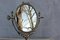 French Oval Decorative Adjustable Vanity Mirror in Brass 5