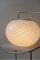 Weiße Vintage Murano Swirl Deckenlampe 6