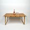 Table Basse Pliante en Bambou, Rotin, Osier avec Coins en Acier, Italie, 1970s 10