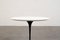 Round Black and White Side Table in Wood by Eero Saarinen, 1990s 5