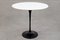 Round Black and White Side Table in Wood by Eero Saarinen, 1990s 4