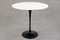 Round Black and White Side Table in Wood by Eero Saarinen, 1990s, Image 4