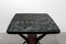 Rechteckiger Tisch aus Holz mit Tischplatte aus Kristallglas von Osvaldo Borsani, 1960er 9