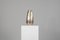 Oval Hammered Silver Vase by Luigi Genazzi for Calderoni, 20th Century, Image 2