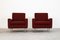 George Nelson Armchairs in Red Fabric for Herman Miller, Set of 2, Image 2