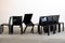 Cab 412 Chairs in Black Leather by Mario Bellini Cassina, Italy, 1970s, Set of 10, Image 3