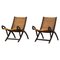 Ninfea Armchairs in Wood and Rattan by Gio Ponti for Reguitti, 1960s, Set of 2 1