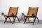 Ninfea Armchairs in Wood and Rattan by Gio Ponti for Reguitti, 1960s, Set of 2 5