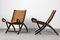 Ninfea Armlehnstühle aus Holz & Rattan von Gio Ponti für Reguitti, 1960er, 2er Set 3