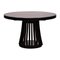 Round Wooden S11 Table by Angelo Mangiarotti for La Sorgente Dei Mobili 1