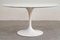 Round White Pedestal Dining Table in Aluminum and Laminate by Eero Saarinen for Knoll 3