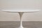 Round White Pedestal Dining Table in Aluminum and Laminate by Eero Saarinen for Knoll 4