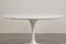 Round White Pedestal Dining Table in Aluminum and Laminate by Eero Saarinen for Knoll, Image 4
