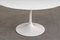 Round White Pedestal Dining Table in Aluminum and Laminate by Eero Saarinen for Knoll, Image 5