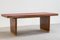 Banca Nazionale del Lavoro Table in Oak and Brass in the style of Gio Ponti, 1950s, Image 3