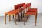 Chaises Modèle 105 Rouges par Gianfranco Frattini pour Cassina, 1950, Set de 8 4