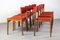 Red Model 105 Chairs by Gianfranco Frattini for Cassina, 1950, Set of 8 4