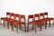 Red Model 105 Chairs by Gianfranco Frattini for Cassina, 1950, Set of 8 2