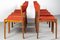 Rote Modell 105 Stühle von Gianfranco Frattini für Cassina, 1950, 8er Set 5