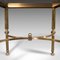 Vintage French Brass Nesting Tables, Set of 3 11