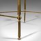 Vintage French Brass Nesting Tables, Set of 3, Image 12