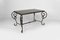 Patinated Wrought Iron and Black Marble Coffee Table, 1940s 9